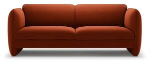 Ceglasta aksamitna sofa 204 cm Georgia – Micadoni