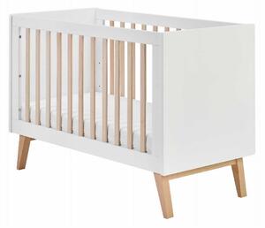 Pinio Łóżeczko 120x60 cm Swing Białe