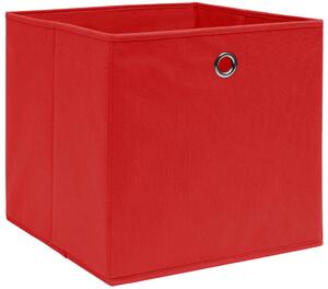 Czerwony zestaw 4 pudełek do przechowywania - Fiwa 3X
