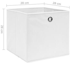 Zestaw 4 sztuk białych pudełek do przechowywania - Fiwa 3X