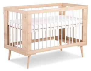 Drewniane łóżeczko rosnące z dzieckiem 120x60 Sofie Buk-Biel - szybka wysyłka
