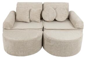 Sofa modułowa do pokoju dziecka Pocket Max Aesthetic Ecru