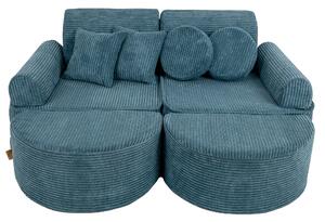 Sofa modułowa do pokoju dziecka Pocket Max Aesthetic Turkus