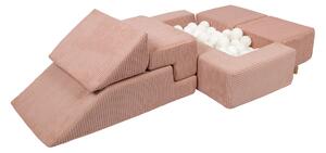 Plac zabaw sofa dla dzieci Aesthetic Bricks Pudrowy Róż