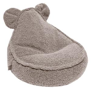 Pufa Dziecięca Sako Teddy Jasnoszara