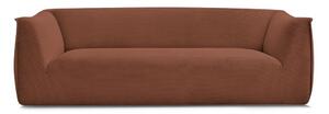 Pomarańczowa sztruksowa sofa 242 cm Giorgia – Bobochic Paris