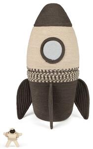 Kosz dekoracyjny Giant Rocket, "Mom, I want to be an astronaut" Lorena Canals