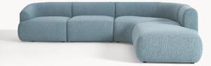 Narożna sofa modułowa Bouclé Sofia (4-osobowa)
