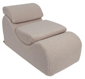 Leżanka Fotel Wypoczynkowy Wave Lounger Bearly Jasno Szary