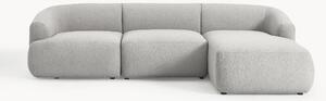 Narożna sofa modułowa Bouclé Sofia (3-osobowa)