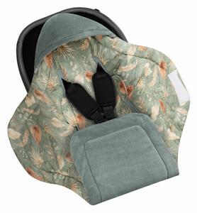 Otulacz /Kocyk do fotelika samochodowego Bohemian Green