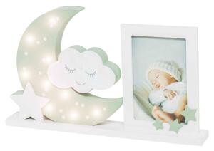 Ramka do zdjęć z lampką LED Moonlight DOOKY Olive