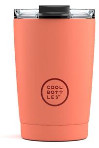 Cool Bottles Kubek termiczny 330 ml Triple cool Pastel Coral