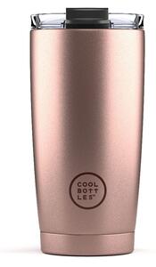 Cool Bottles Kubek termiczny 550 ml Triple cool Metallic Rose