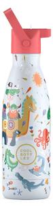 Cool Bottles Butelka termiczna Kids 350 ml Triple cool Curious Explorers