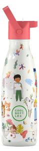 Cool Bottles Butelka termiczna Kids 350 ml Triple cool Messy Robots