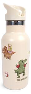 Filibabba Butelka na wodę ze stali nierdzewnej 350 ml Dino Beach