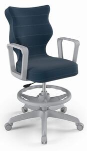 Krzesło do biurka Norm szary Velvet 24 rozmiar 6 WK+P