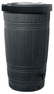 Beczka na wodę Waterform Woodcan 265 l antracytowa z pokrywą