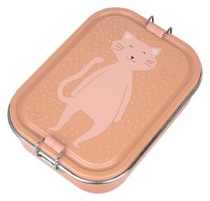 Duży stalowy lunch box - Kot Trixie Baby