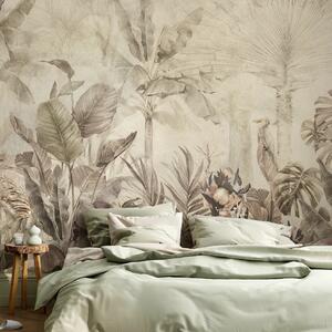 Tapeta Artystyczna EXOTIC PARADISE - soft - artystyczna tapeta do salonu lub sypialni