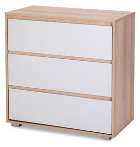 Komoda młodzieżowa DALIA buk-popiel 80x81x45cm