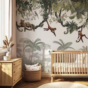 Tapeta do pokoju dziecka Cheeky Monkeys
