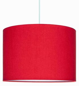 Lampa sufitowa MINI do pokoju dziecięcego CZERWONA 28cm