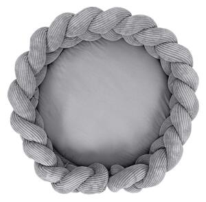 Kokon Niemowlęcy z Warkoczem Ochronnym - Mata do Zabawy 100cm - wybór kolorów