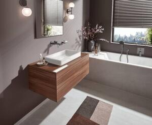 Bateria umywalkowa podtynkowa HANSGROHE Vivenis 75050340 Czarny chrom szczotkowany