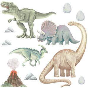 Naklejka ścienna do pokoju dziecka DINOZAURY I