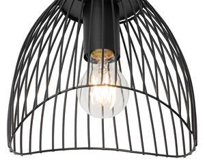 Designerska lampa sufitowa czarna 20 cm - Pua Oswietlenie wewnetrzne