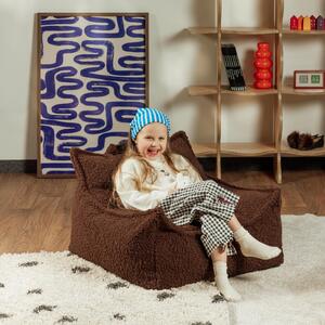 Miękki fotelik pufa dla dziecka Teddy Warm Hazel Wigiwama