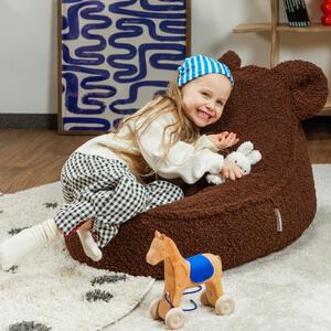Fotelik pufa dla dziecka Teddy Warm Hazel Wigiwama