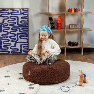 Okrągła pufa dla dzieci Teddy Warm Hazel Wigiwama