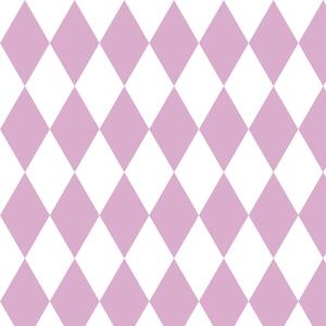 Tapeta do pokoju dziecięcego Romby pink