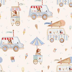 Tapeta do pokoju dziecka Shake The Colors - "ICE CREAMS"