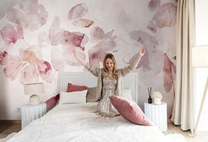 Tapeta Malumi FORTUNA- rose - nowoczesna tapeta do salonu i sypialni