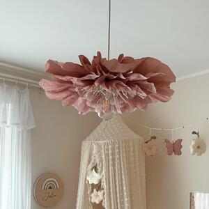 Lampa sufitowa Kwiat PEONIA Brudny Róż