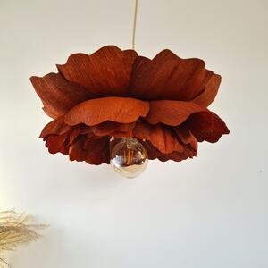 Lampa sufitowa kwiat terakota PEONIA