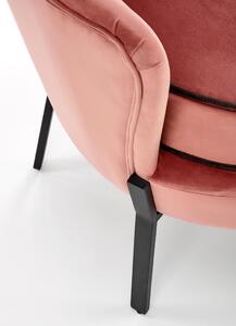 Różowy fotel wypoczynkowy muszelka - Esmar