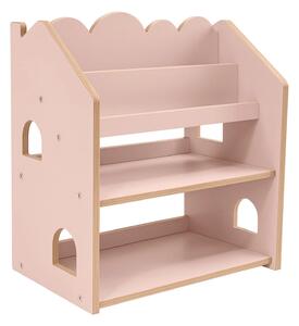 MeowBaby Biblioteczka Montessori | Regał Domek na Książki MDF - kolory