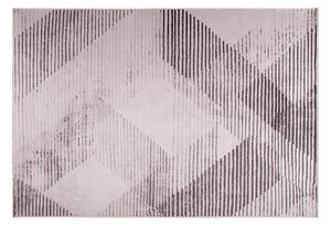 Dywan do salonu 140 x 200 cm tkanina różowy nowoczesny Kale Beliani