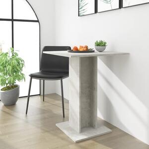 Stolik bistro, szarość betonu, 60x60x75 cm, płyta wiórowa