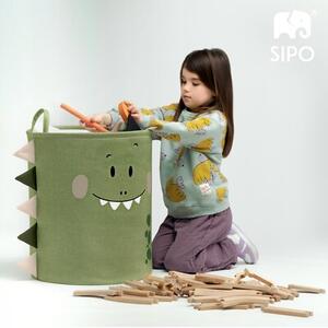 Kosz na zabawki SIPO Premium Dino XXL