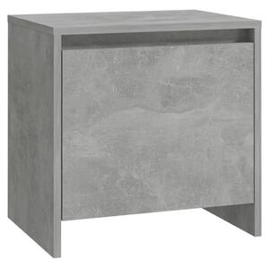 Szafka nocna szarość betonu, 45x34x44,5 cm, płyta wiórowa