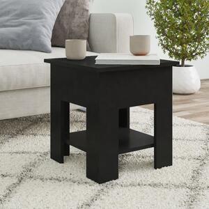 Stolik kawowy, czarny, 40x40x42 cm, materiał drewnopochodny