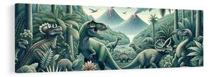 Obraz dziki świat dinozaurów
