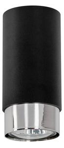 Czarna nowoczesna lampa sufitowa tuba - S686-Hivo