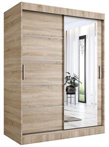 Szafa przesuwna dąb sonoma 150 cm E7-P66